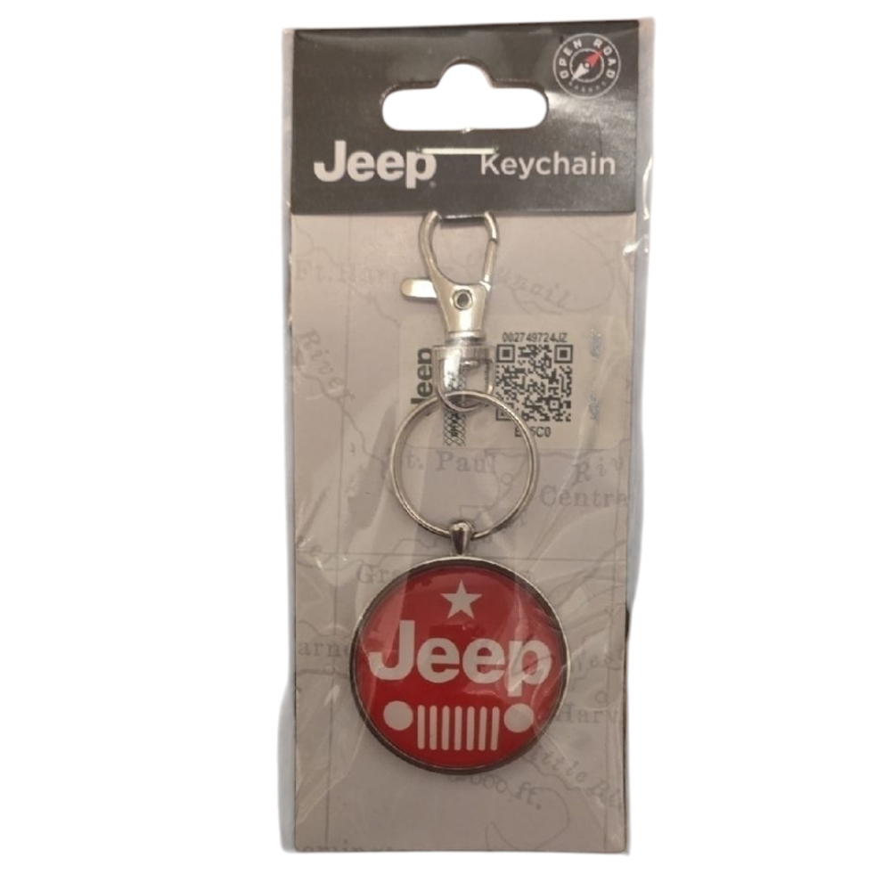 Jeep Red Keychain
